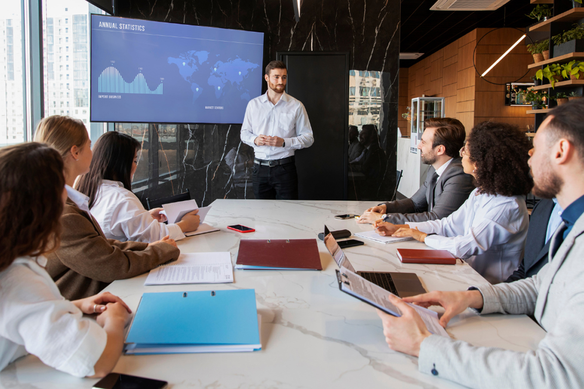 Corporate business team and manager in a meeting, close up Limited Liability Partnership (LLP)